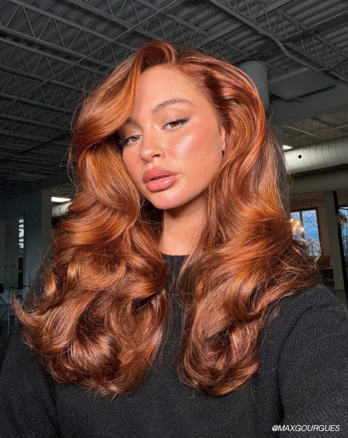 Rich Copper Brown With Warm Undertones Rich Copper Brown With Warm Undertones — Copper Brown Hair