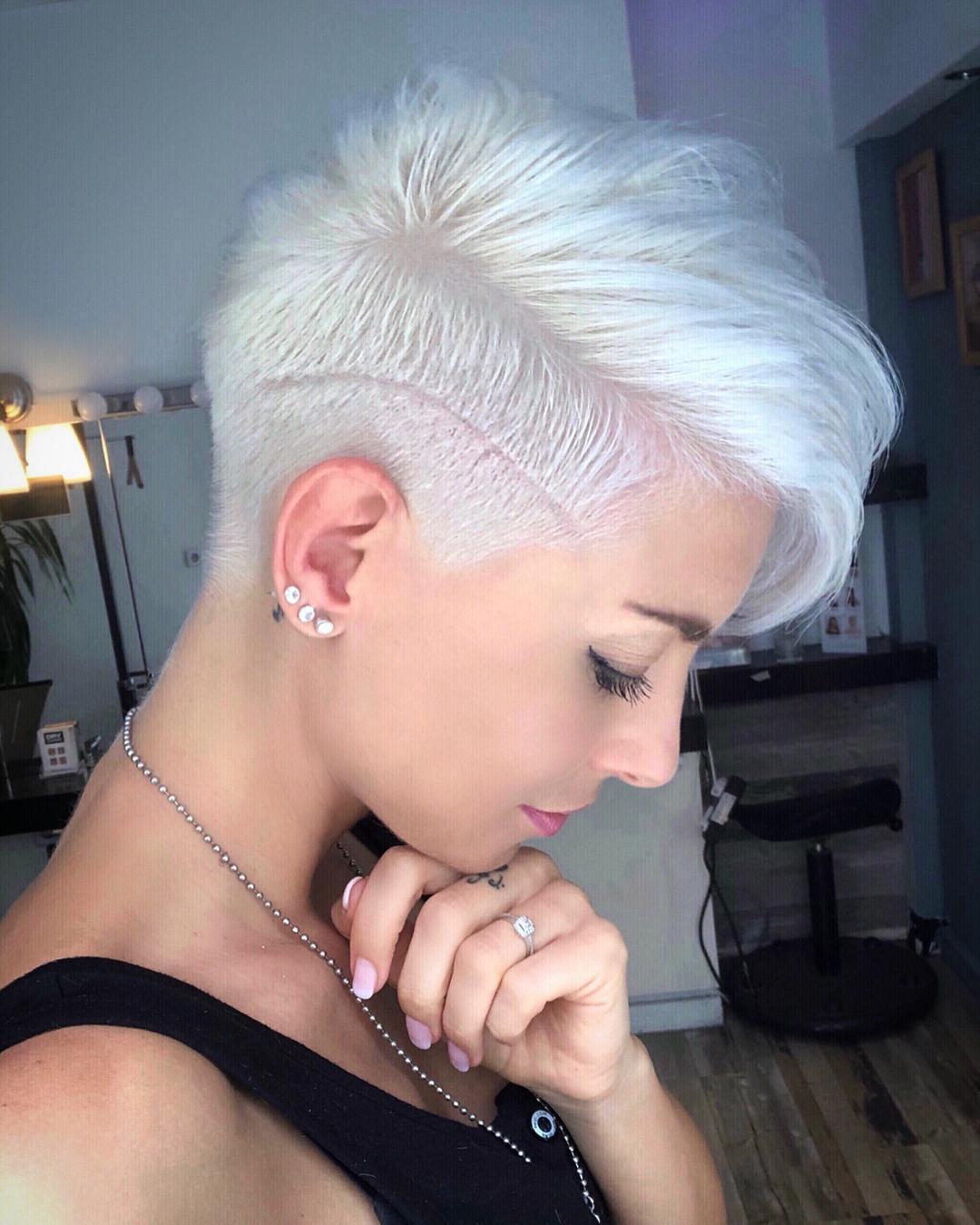 Ear Visual Idea — Pixie Cut for Thin Hair