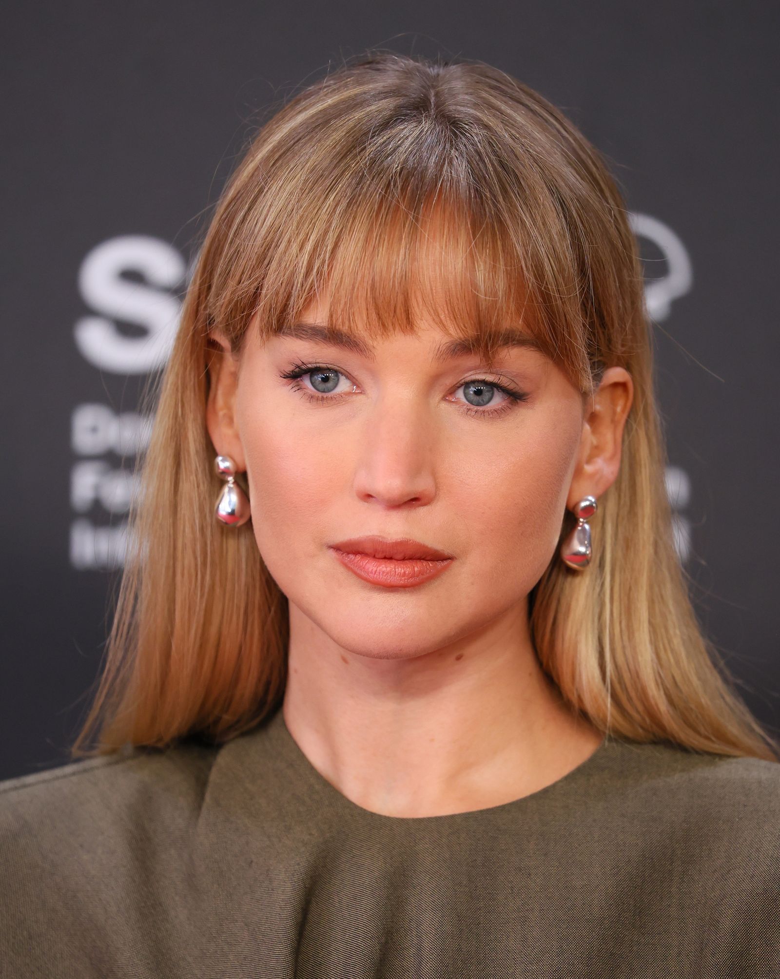 Elevated Casual: Birkin Bangs with Olive Green Elevated Casual: Birkin Bangs with Olive Green