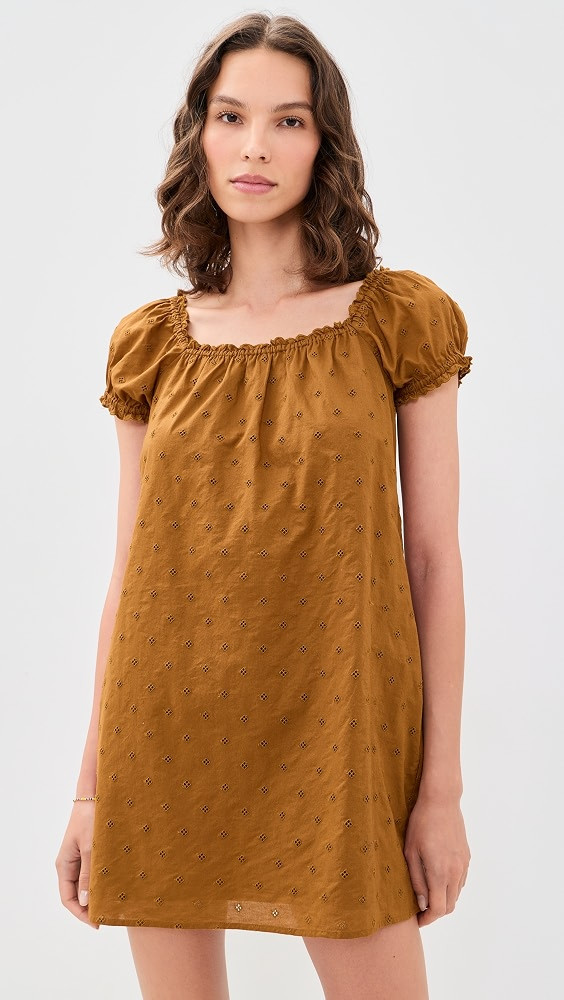 Ochre Eyelet Babydoll Dress Ochre Eyelet Babydoll Dress — Madewell Outfits