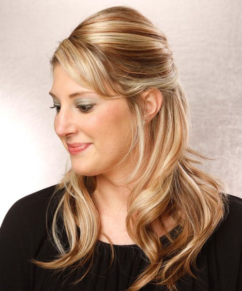 Blonde Volume At Crown Blonde Volume At Crown — Half Up Half Down Straight Hair