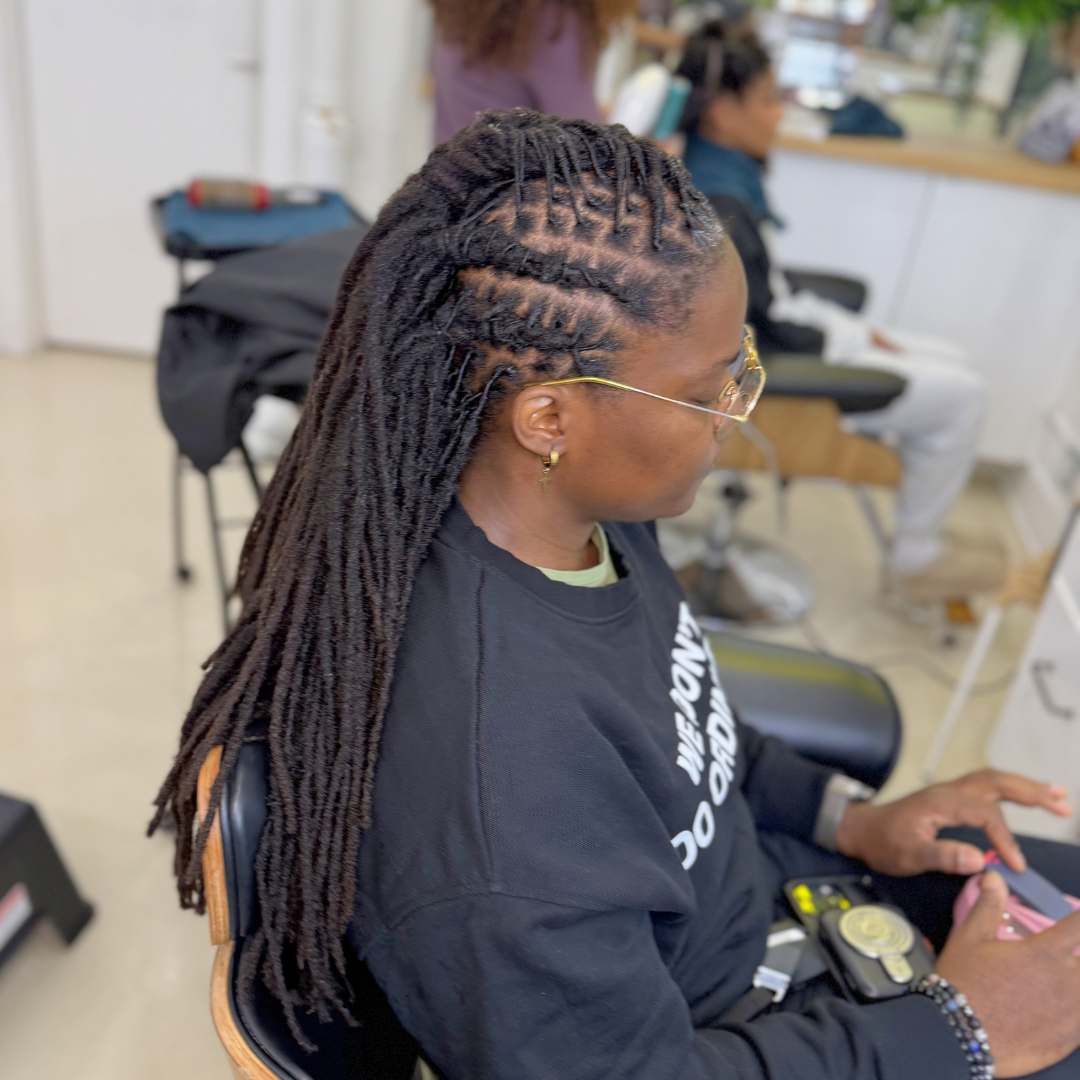Side-Swept Braided Ponytail — Loc Ponytail