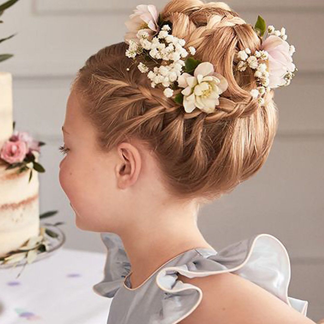 Blonde Visual Idea Blonde Visual Idea — Flower Girl Hairstyles