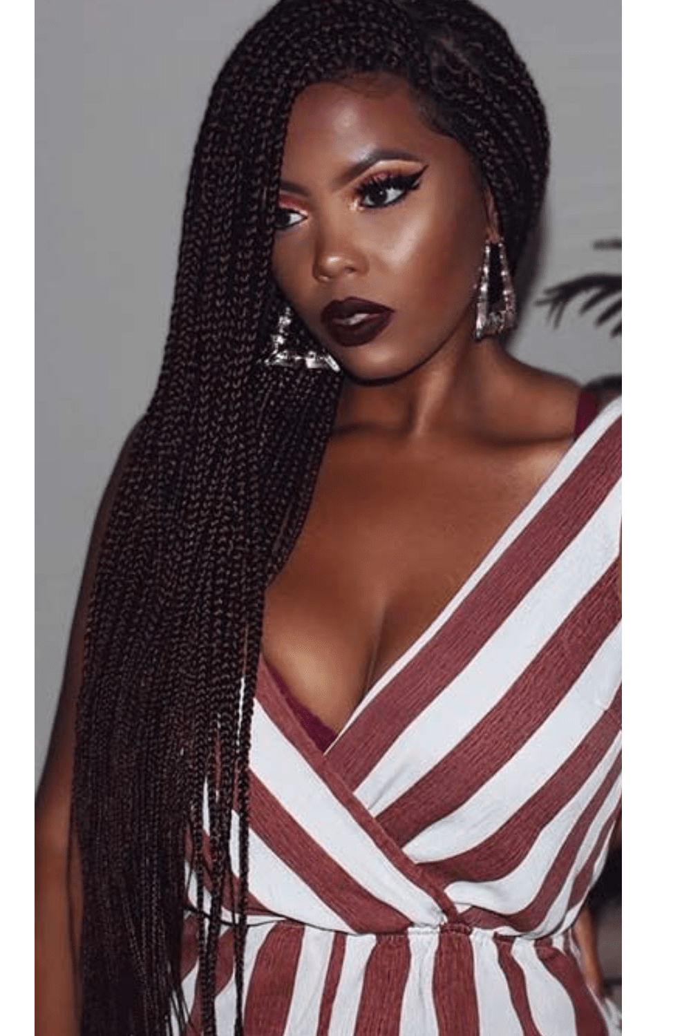 Micro Braids With Side-Swept Bangs — Lemonade Braids