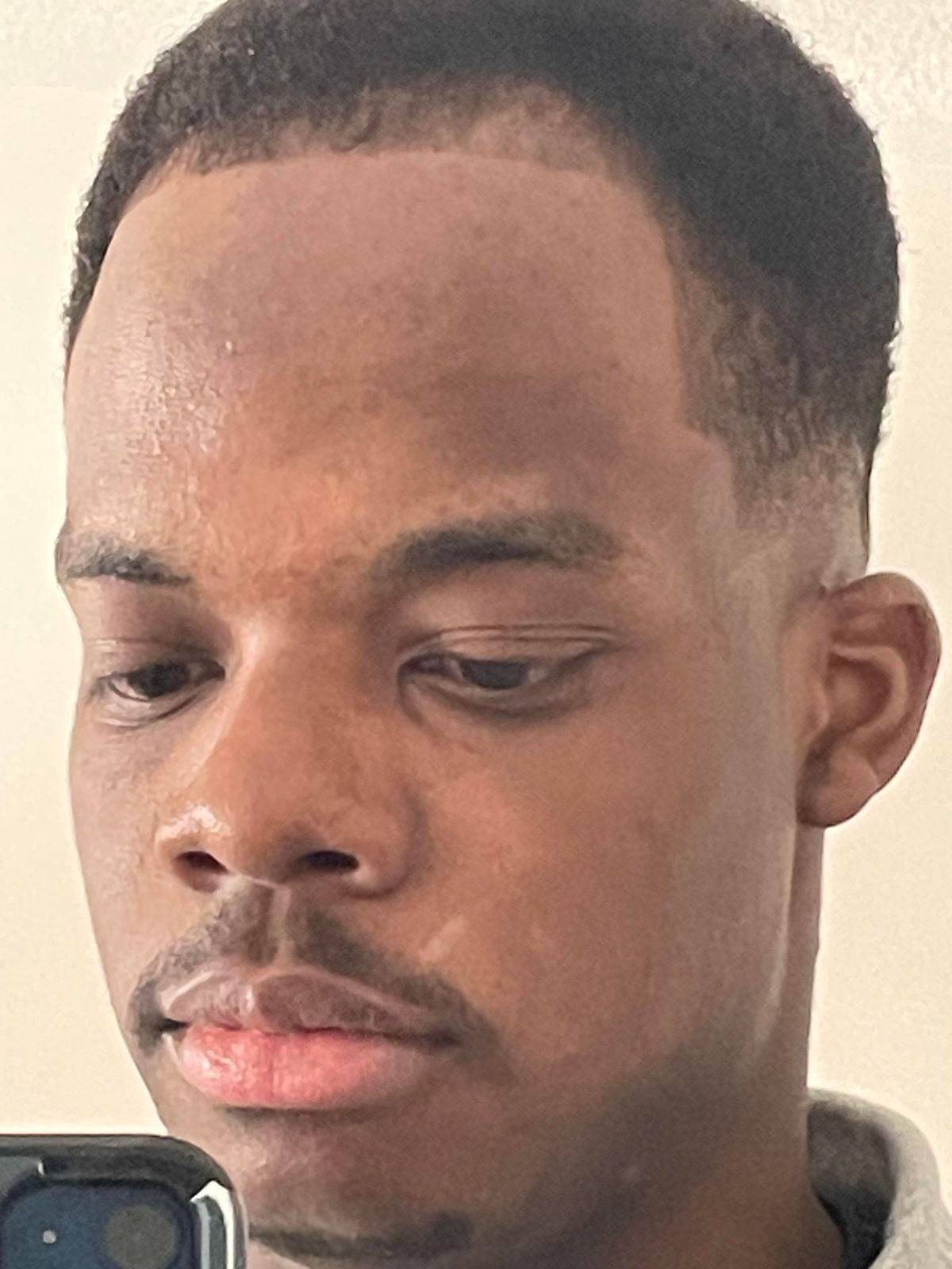 Short Fade With Textured Side Fringe — Hairstyles for Big Forehead