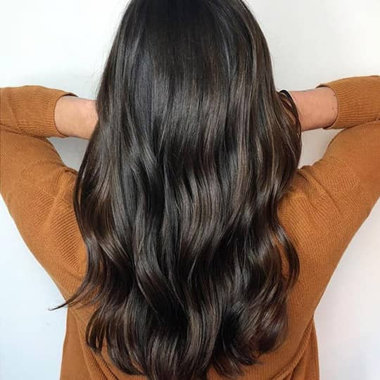 Mid-Back Visual Idea Mid-Back Visual Idea — Chocolate Brown Hair