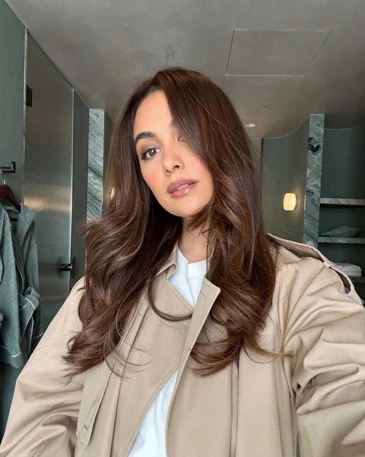 Deep Brown With Warm Undertones Deep Brown With Warm Undertones — Hair Color for Medium Skin