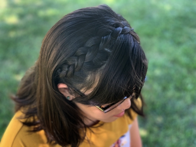 Dark Brown Visual Idea Dark Brown Visual Idea — Braids for Short Hair