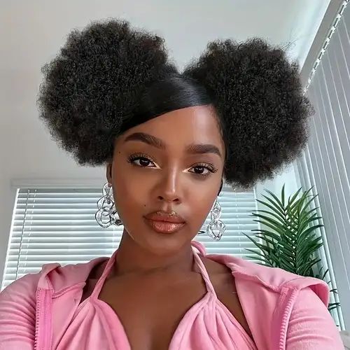 Black Visual Idea — Puff Ponytail