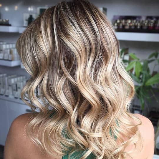 Collarbone Blonde Dimension With Dark Ash Lowlights Collarbone Blonde Dimension With Dark Ash Lowlights — Lowlights on Blonde Hair