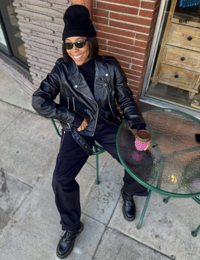 Leather Knit Outfit Idea Leather Knit Outfit Idea — Doc Martens Outfits