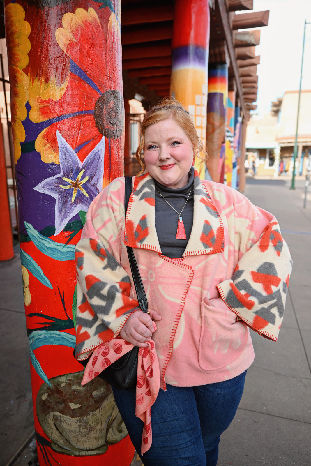 Cozy Southwest: Fleece Jacket and Turtleneck — Arizona Outfits