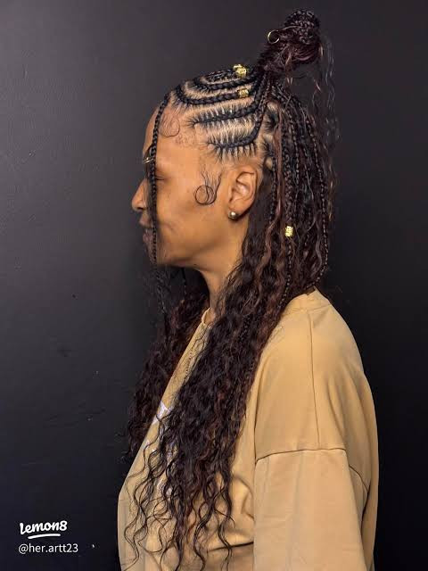 Visual Idea Visual Idea — Knotless Braids Bun