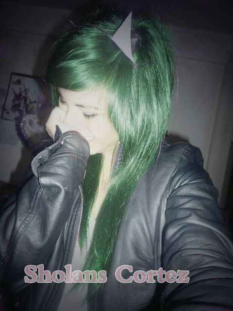 Vibrant Green Visual Idea — Scene Hair
