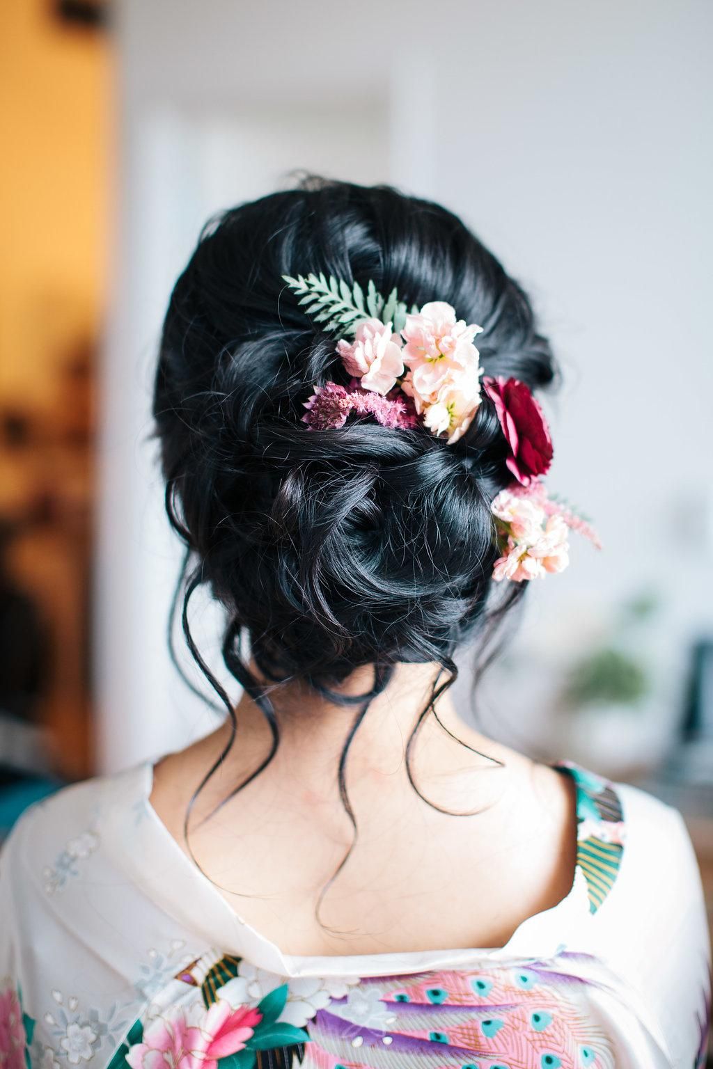 Layers Visual Idea — Wedding Hairstyles with Flowers