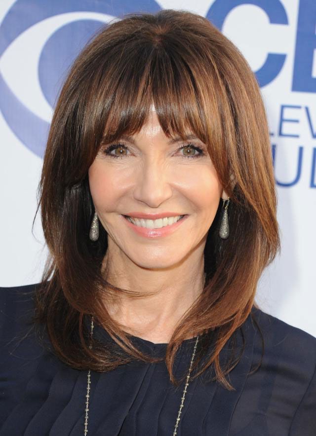Medium Brown Caramel Highlight Bob Medium Brown Caramel Highlight Bob — Hair Color for Women Over 60