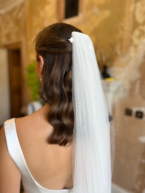 Medium Brown Visual Idea Medium Brown Visual Idea — Wedding Hairstyles with Veil