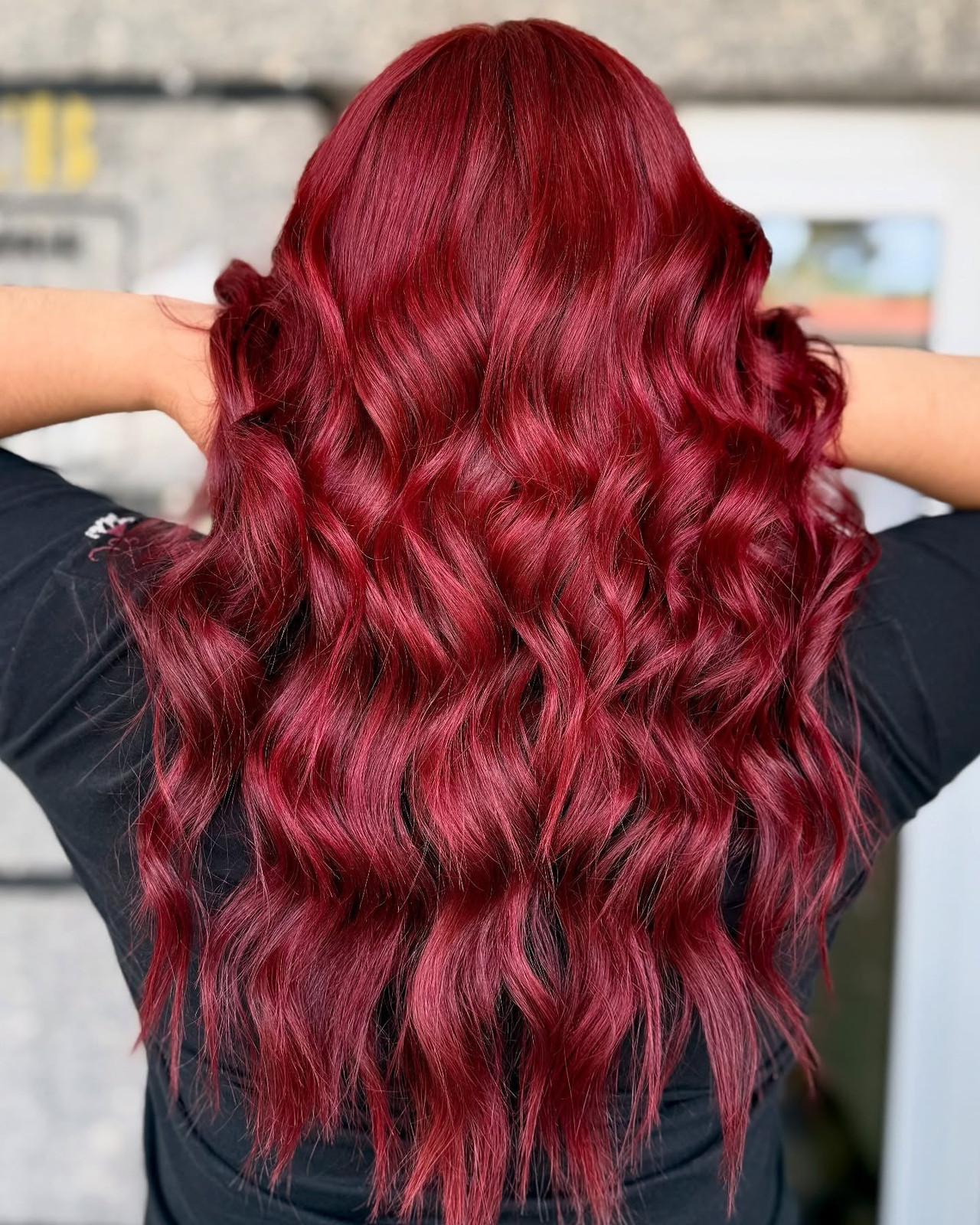 Bright Ruby Red Visual Idea — Ruby Red Hair