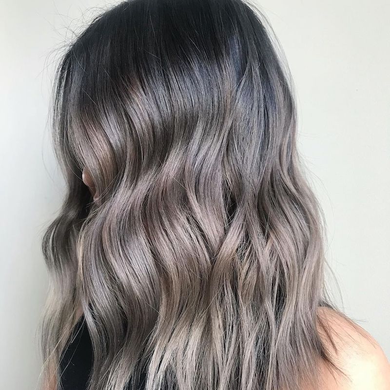Ash Blonde With Silver Icy Balayage Ash Blonde With Silver Icy Balayage — Balayage Over 40