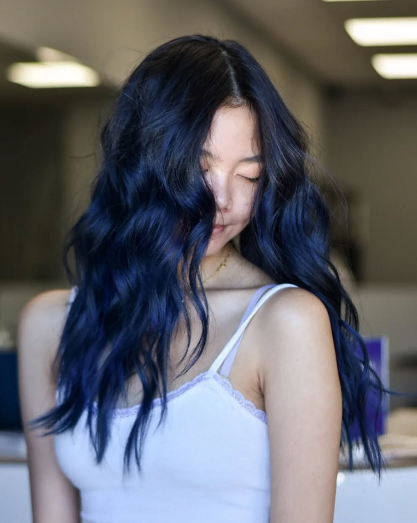 Long Visual Idea Long Visual Idea — Blue Hair