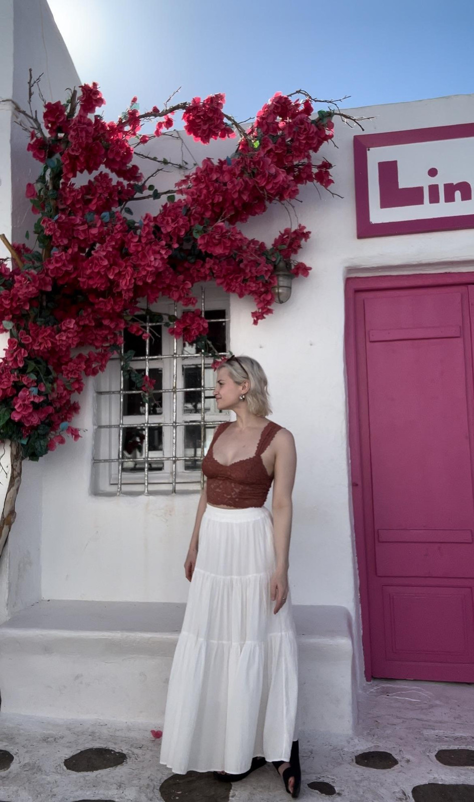 Black Sandals Outfit Idea Black Sandals Outfit Idea — Greece Outfits