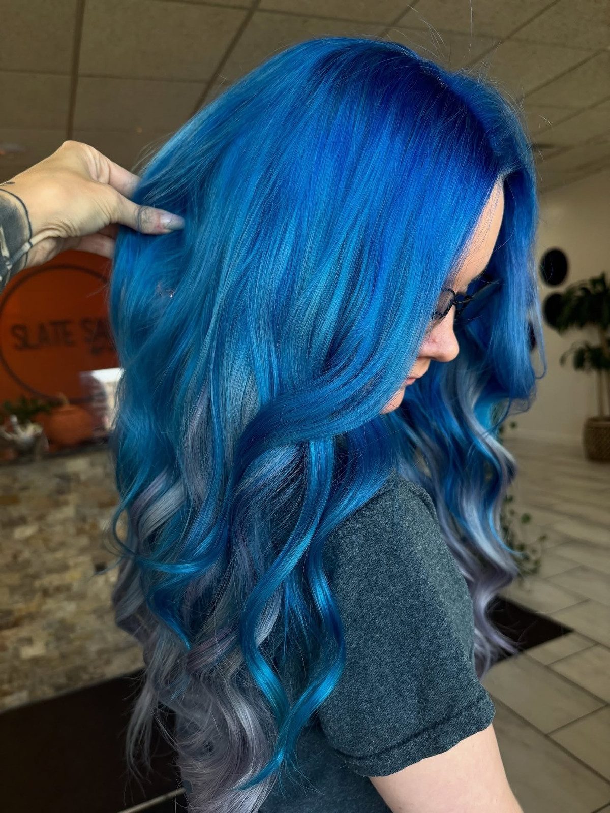 Uniform Light Blue Waves Uniform Light Blue Waves — Light Blue Hair
