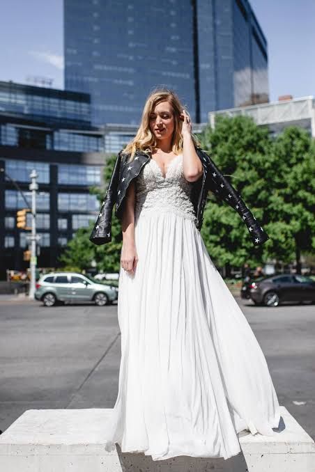 White Lace Maxi Dress: Edgy Jacket Layering — Lace Dress Outfits