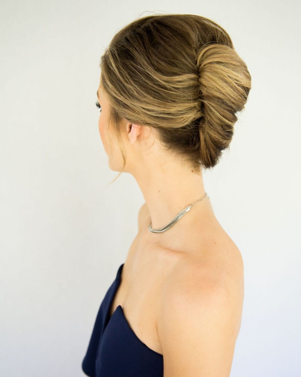 Honey Blonde High Sculpted Bun — Church Hairstyles