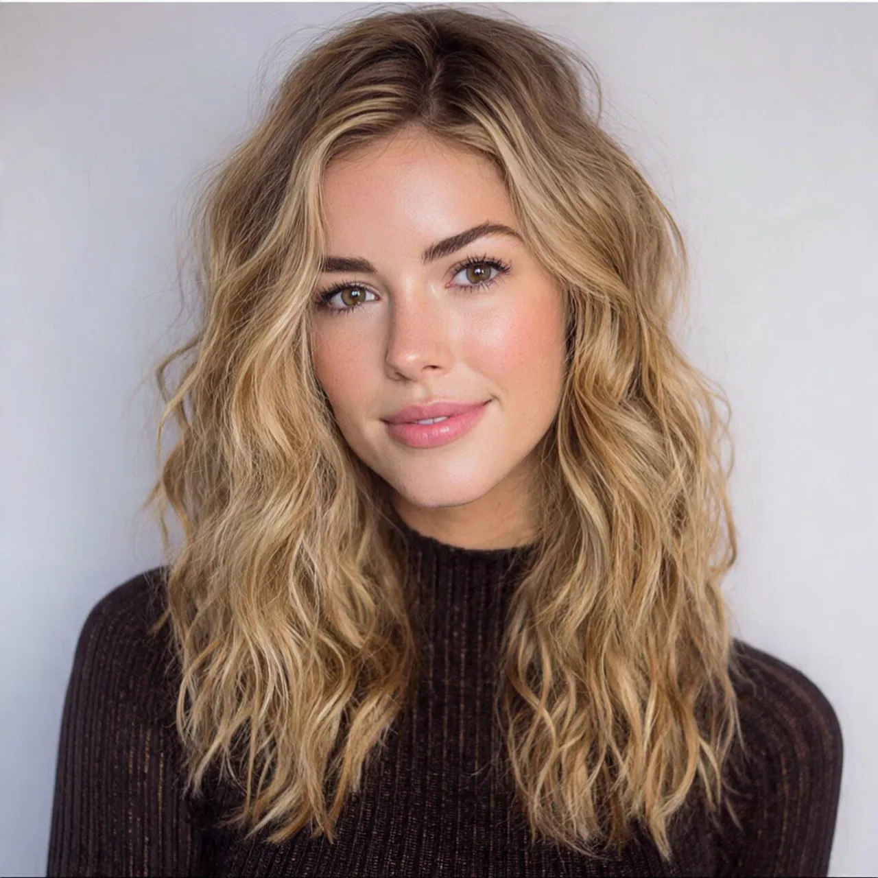 Tousled Ash Blonde Collarbone Waves Tousled Ash Blonde Collarbone Waves — Beach Waves