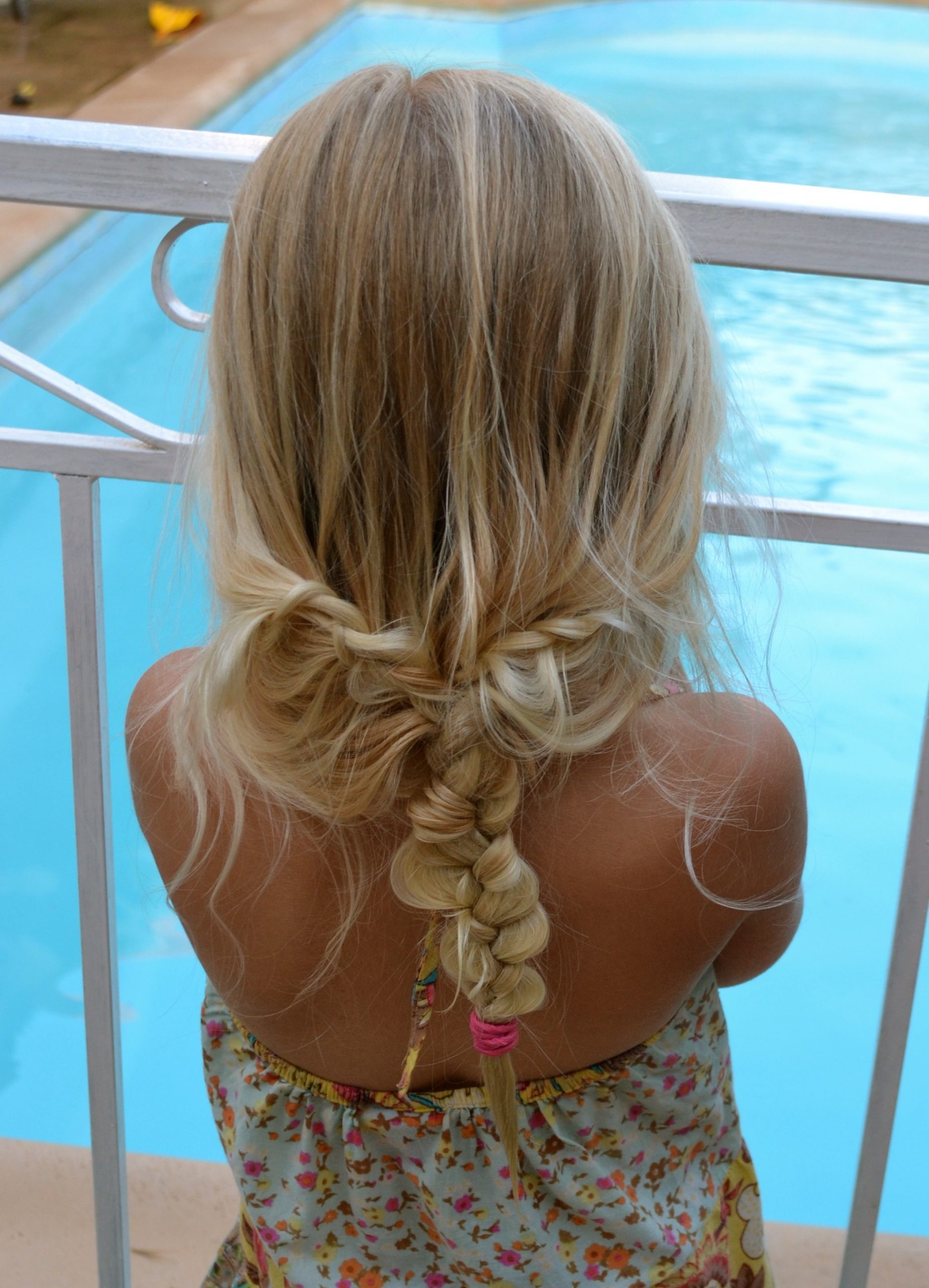 Mid-Back Visual Idea — Swim Hairstyles