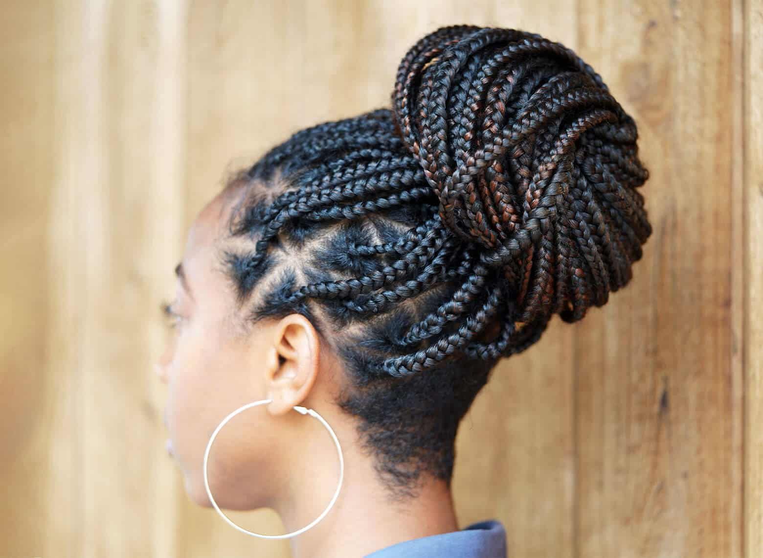 Large Braided Bun — Prom Hairstyles for Black Women