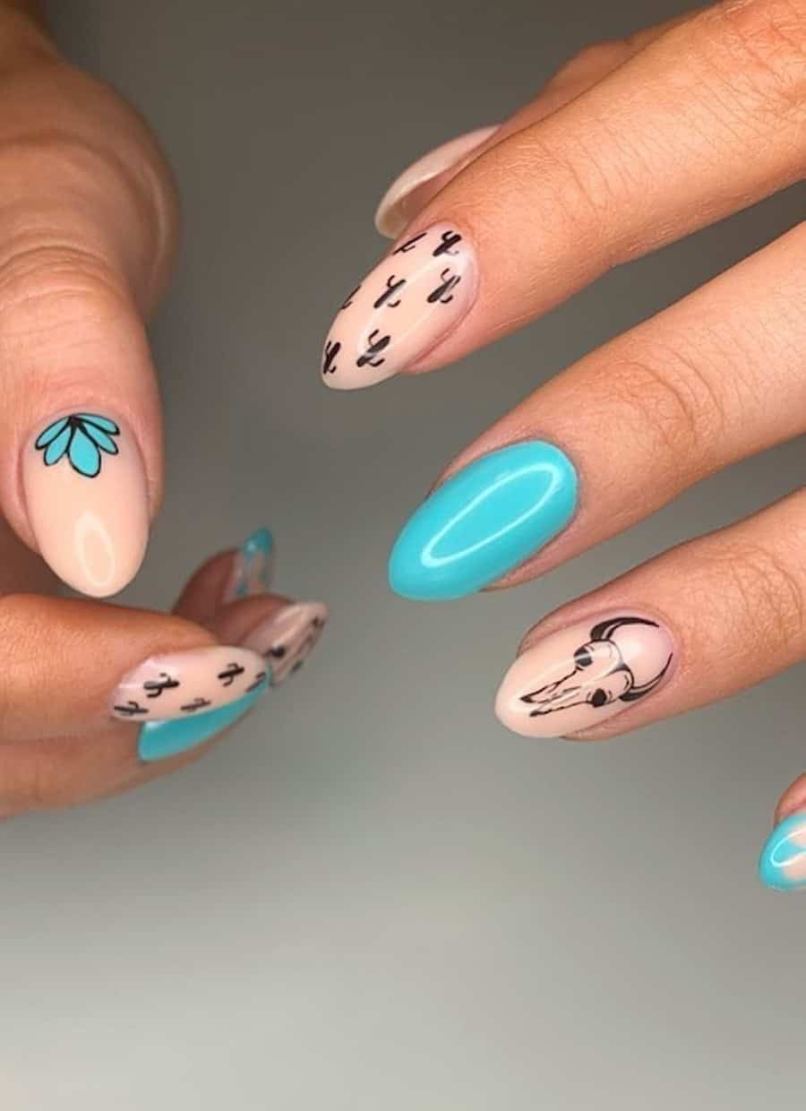 Country Concert Visual Idea — Country Concert Nails