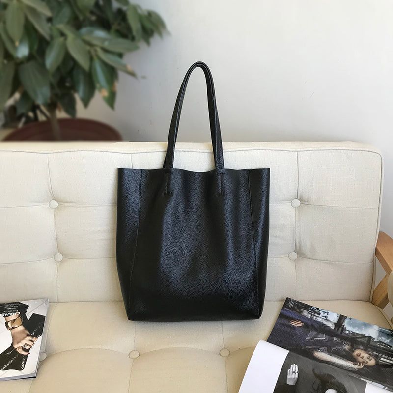 Tall Black Tote for Laptop Essentials Tall Black Tote for Laptop Essentials — Work Bags for Women