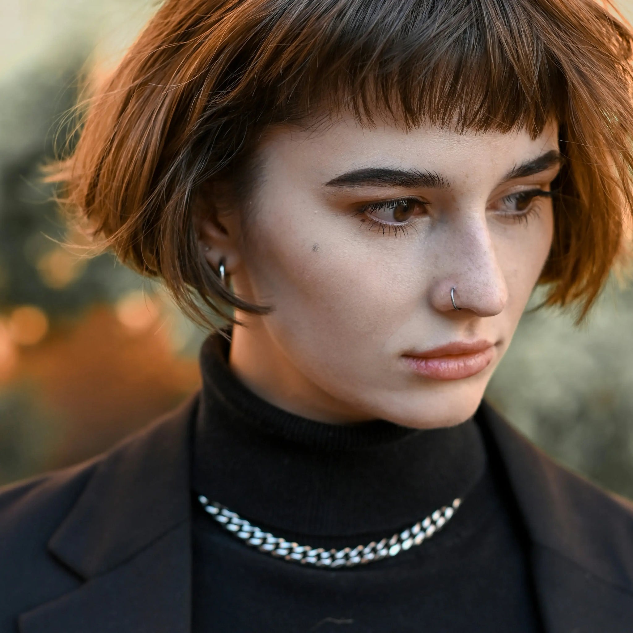 Air-Dried Bob with Blunt Bangs — Hairstyles for Thin Hair
