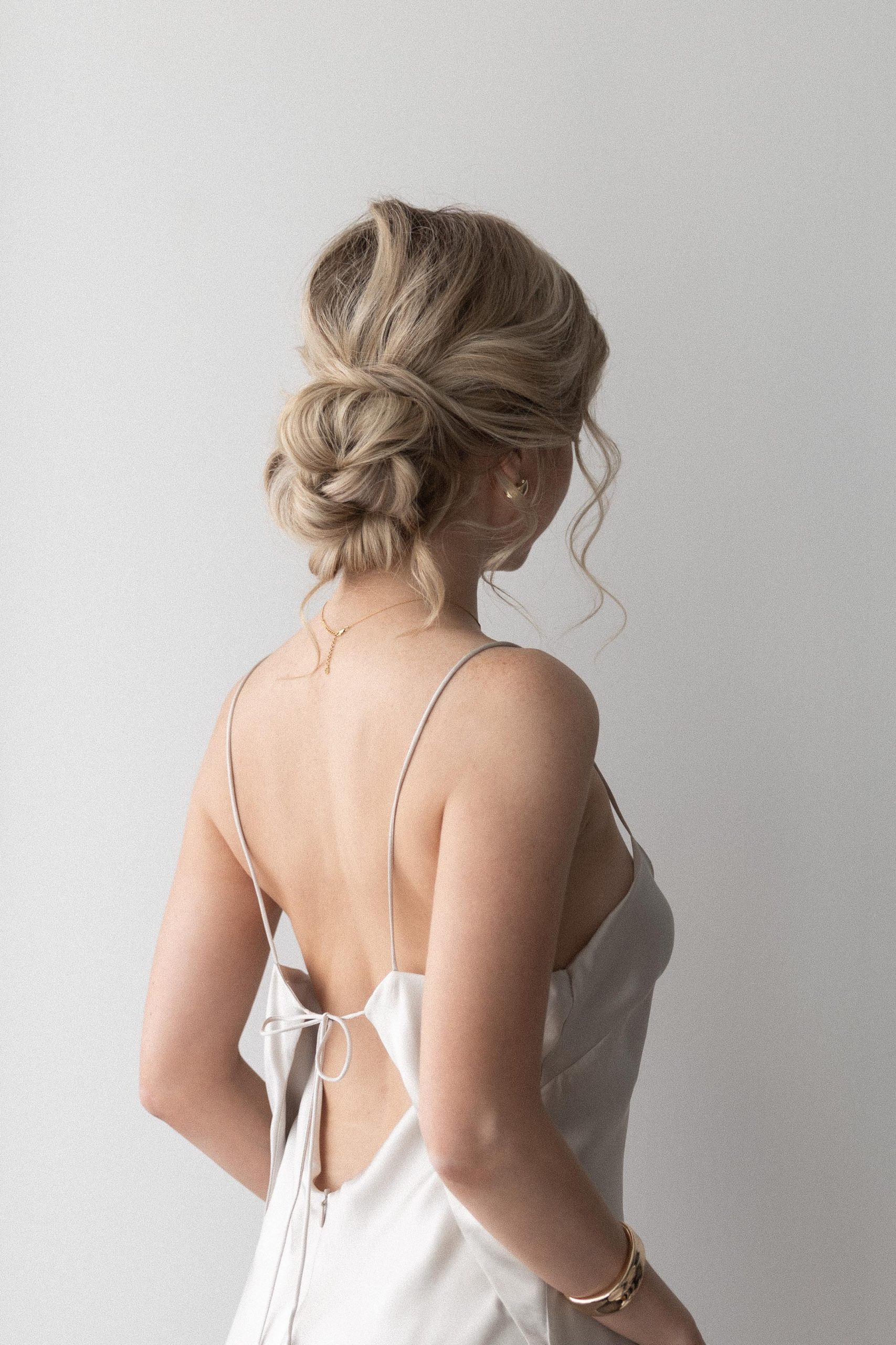 Mid-Back Intricate Braided Messy Bun Mid-Back Intricate Braided Messy Bun — Easy Updos