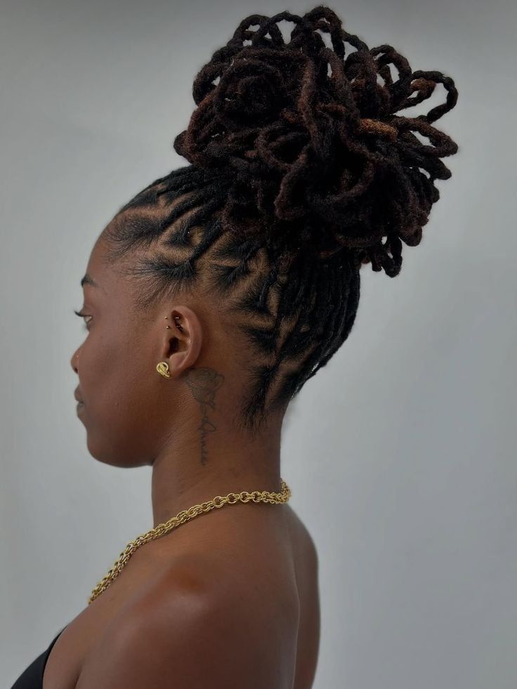 No Bangs Visual Idea — Loc Petals
