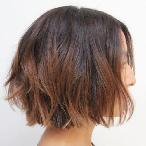 Side View Visual Idea Side View Visual Idea — Balayage Short Hair