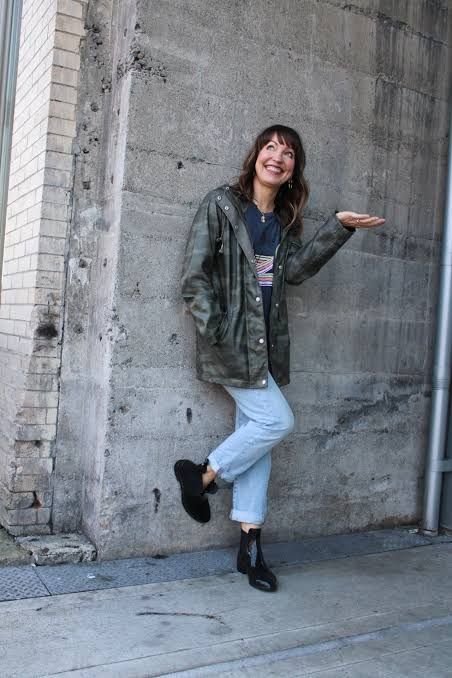 Camouflage Rain Jacket for Casual Rainy Days Camouflage Rain Jacket for Casual Rainy Days — Seattle Outfits