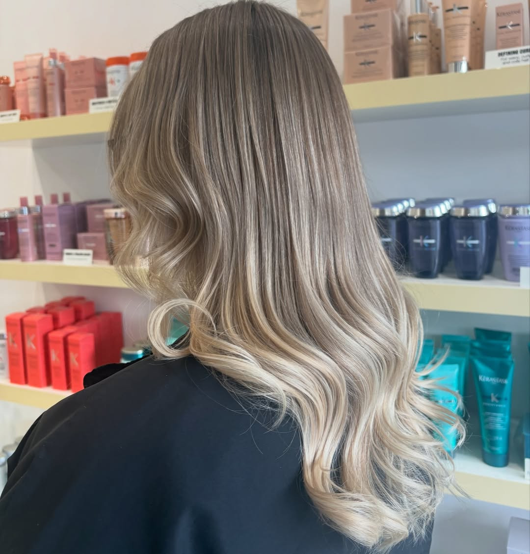 Beige Blonde Balayage Visual Idea