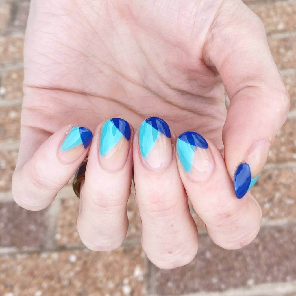 Glossy Visual Idea Glossy Visual Idea — Color Block Nails