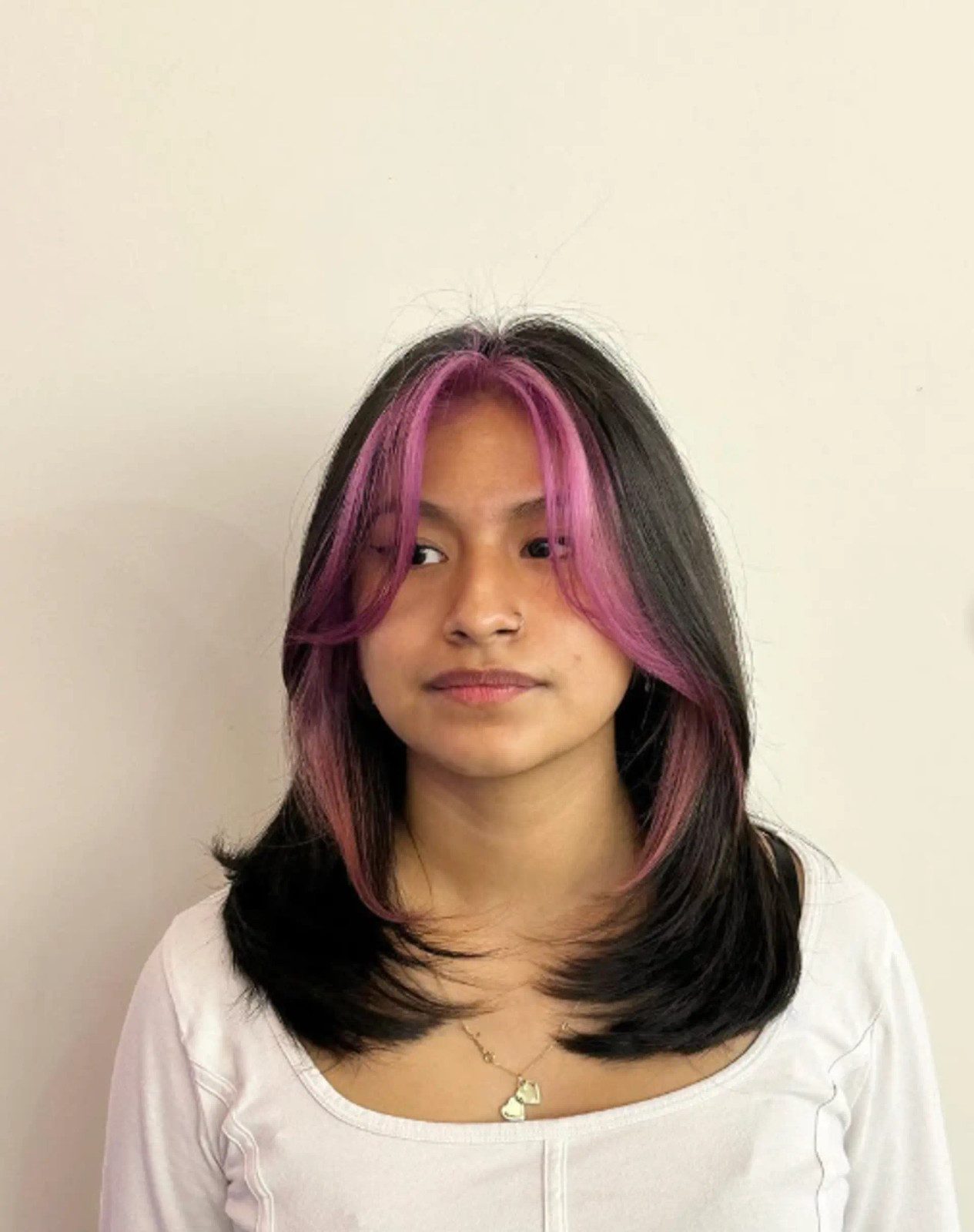 Long Layers Visual Idea Long Layers Visual Idea — Face Framing Highlights