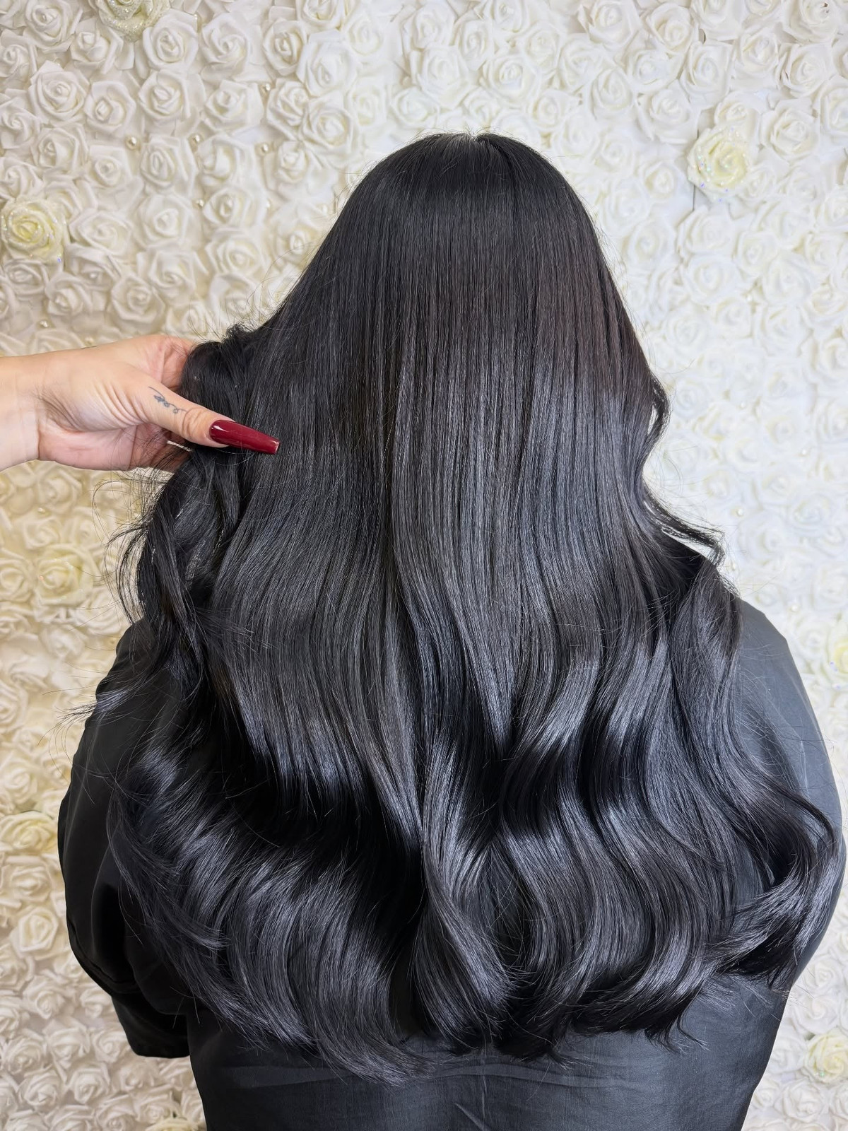 Layers Visual Idea — Soft Black Hair