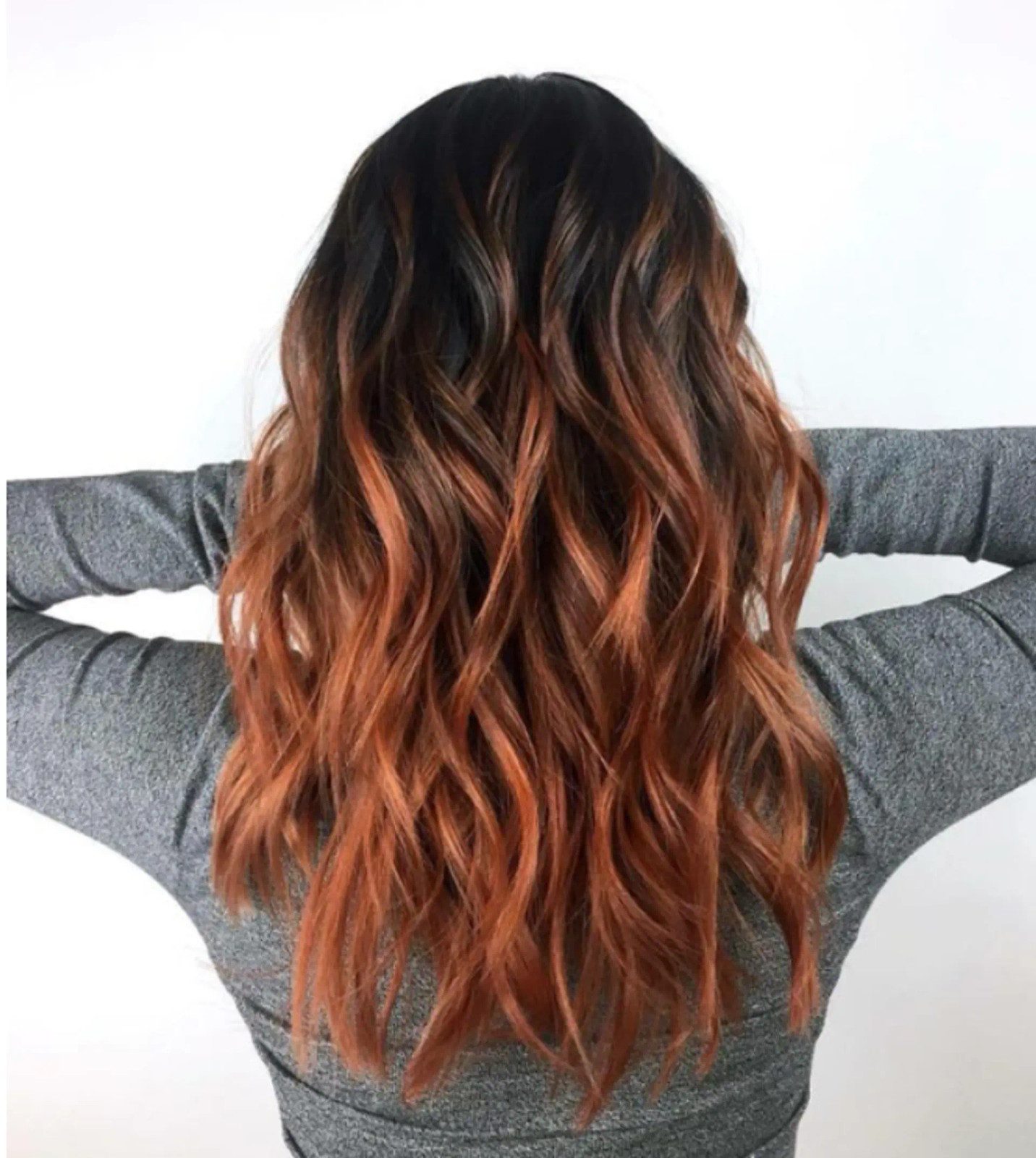 Wavy Thick Visual Idea — Ombre Hair