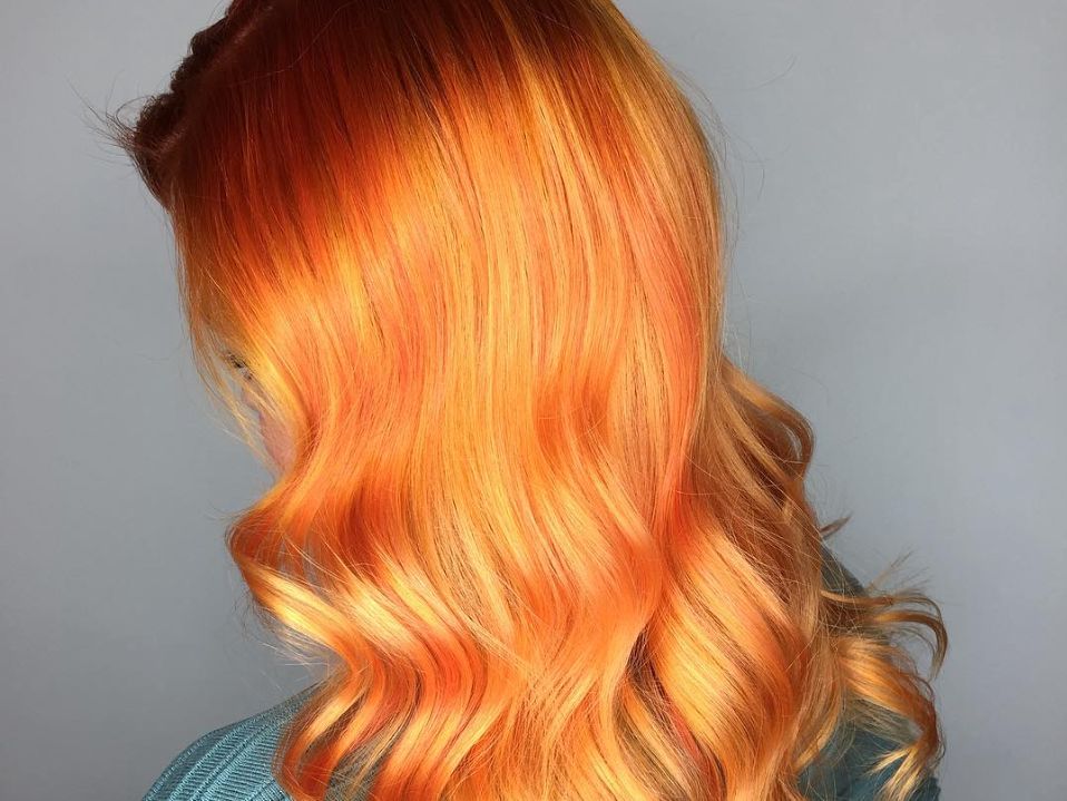 Rich Tangerine With Subtle Highlights Rich Tangerine With Subtle Highlights — Tangerine Hair
