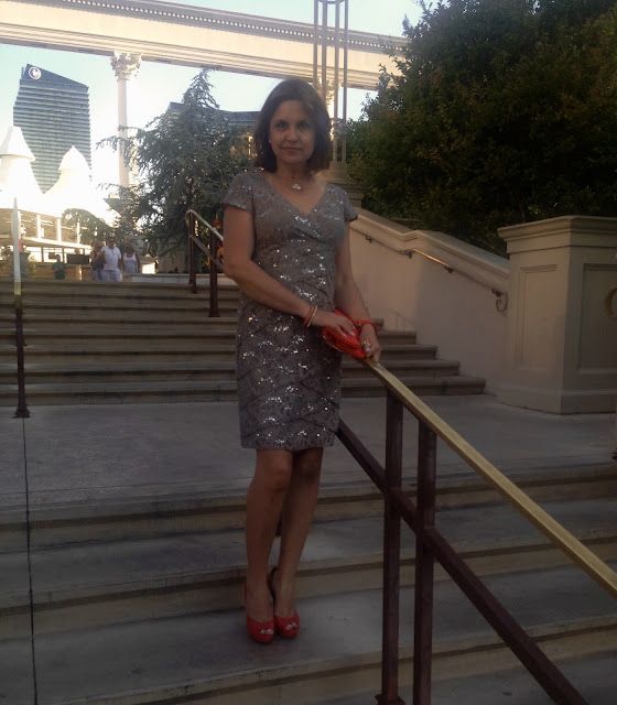 Silver Sequins and Red Heels: Chic Vegas Night Out Silver Sequins and Red Heels: Chic Vegas Night Out — Vegas Show Outfits
