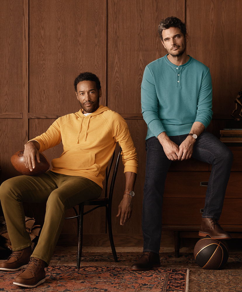 Bold Casual: Bright Yellow Hoodie with Olive Trousers — Mens Casual Outfits