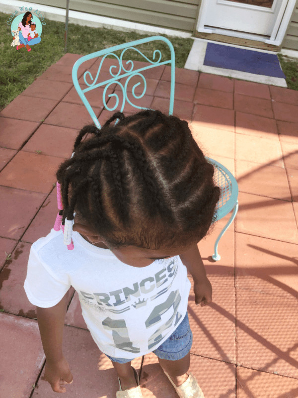 Shoulder Visual Idea — Toddler Braids