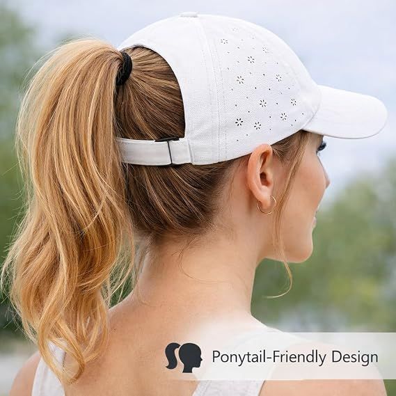 Ponytail Through Cap Ponytail Through Cap — Golf Hairstyles