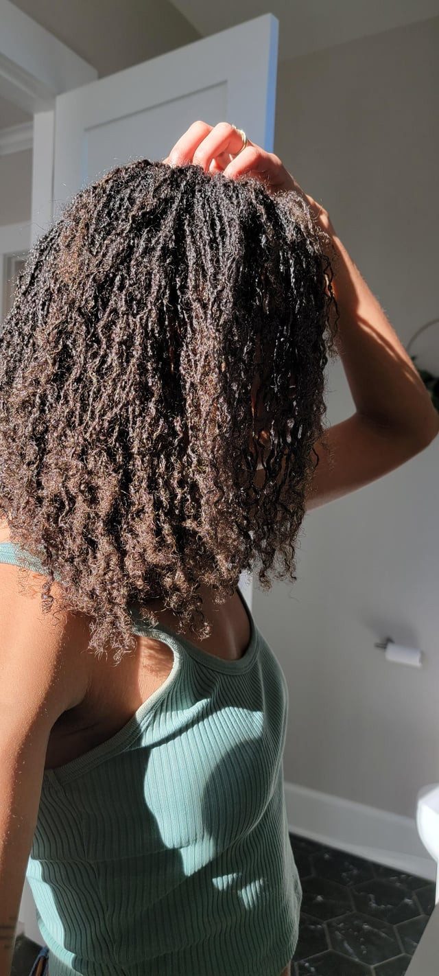 Collarbone Sisterlocks With Blonde Highlights — Sisterlocks Styles