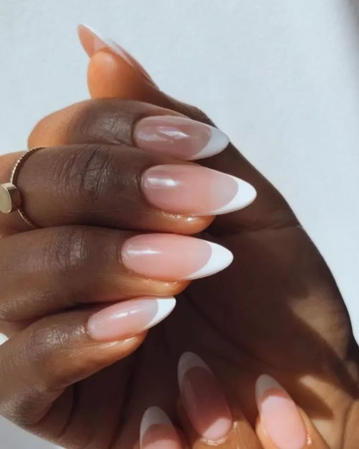 French Tips On All Nails Visual Idea — Nail Extensions